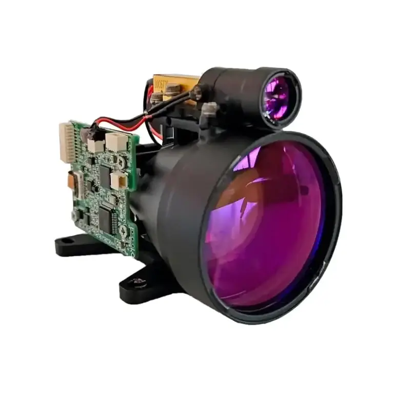 1535nm 10km eye-safe laser rangefinder module – front-left view