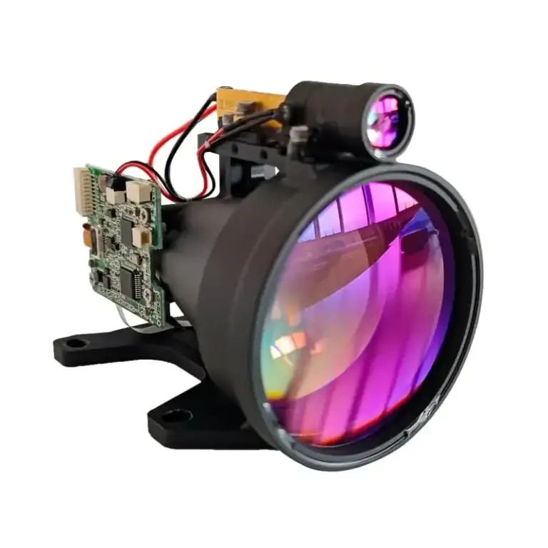 1535nm-15km-laser-rangefinder-module-front-left 1535nm 15km eye-safe laser rangefinder module – front-left view
