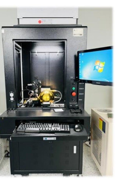 Bare bar laser test equipment for optical characterization