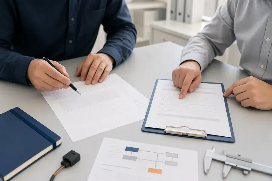 Engineering review of a structured OEM RFQ and qualification checklist