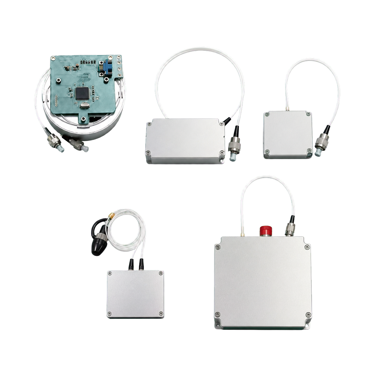 Series of 1.5 micrometer pulsed fiber laser modules