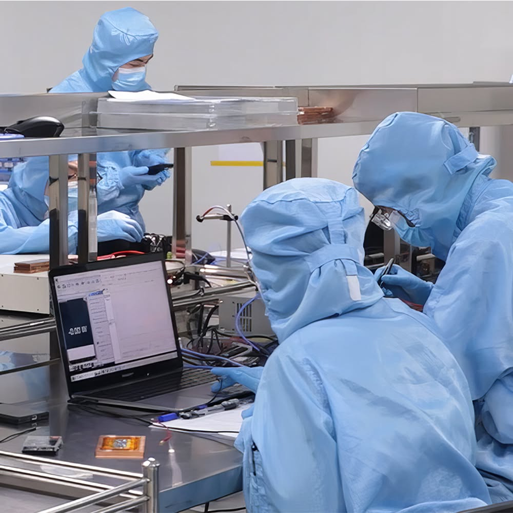 Lumexis clean suit laser lab